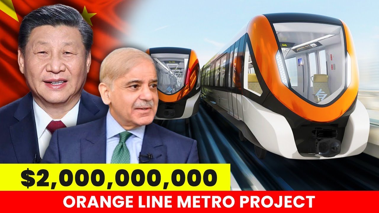$2 billion dollar investment in the China Pakistan Orange Line Metro project #china #pakistan
