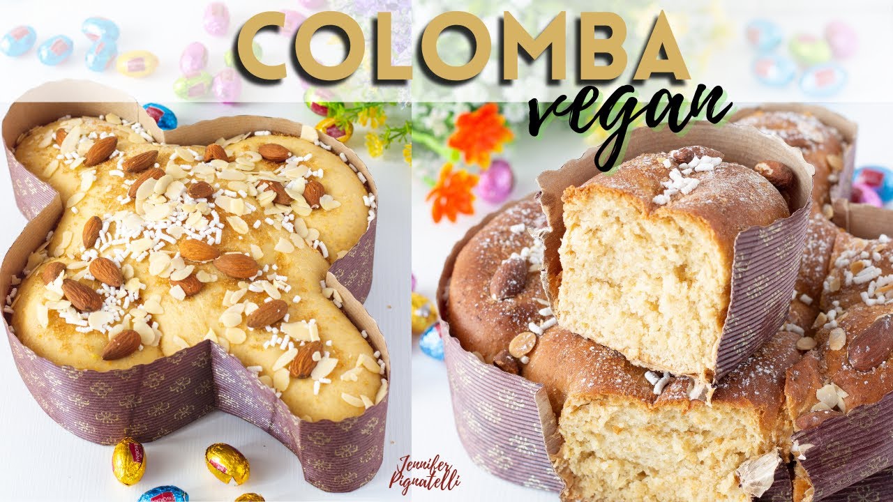 COLOMBA VEGANA 🌿|ricetta FACILE |con impasto unico| senza uova senza latte e senza burro!