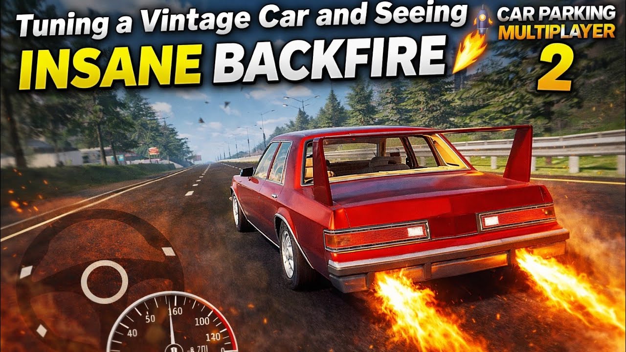 Tuning a Vintage Car and Seeing INSANE Backfire 🔥 | Car Parking Multiplayer 2