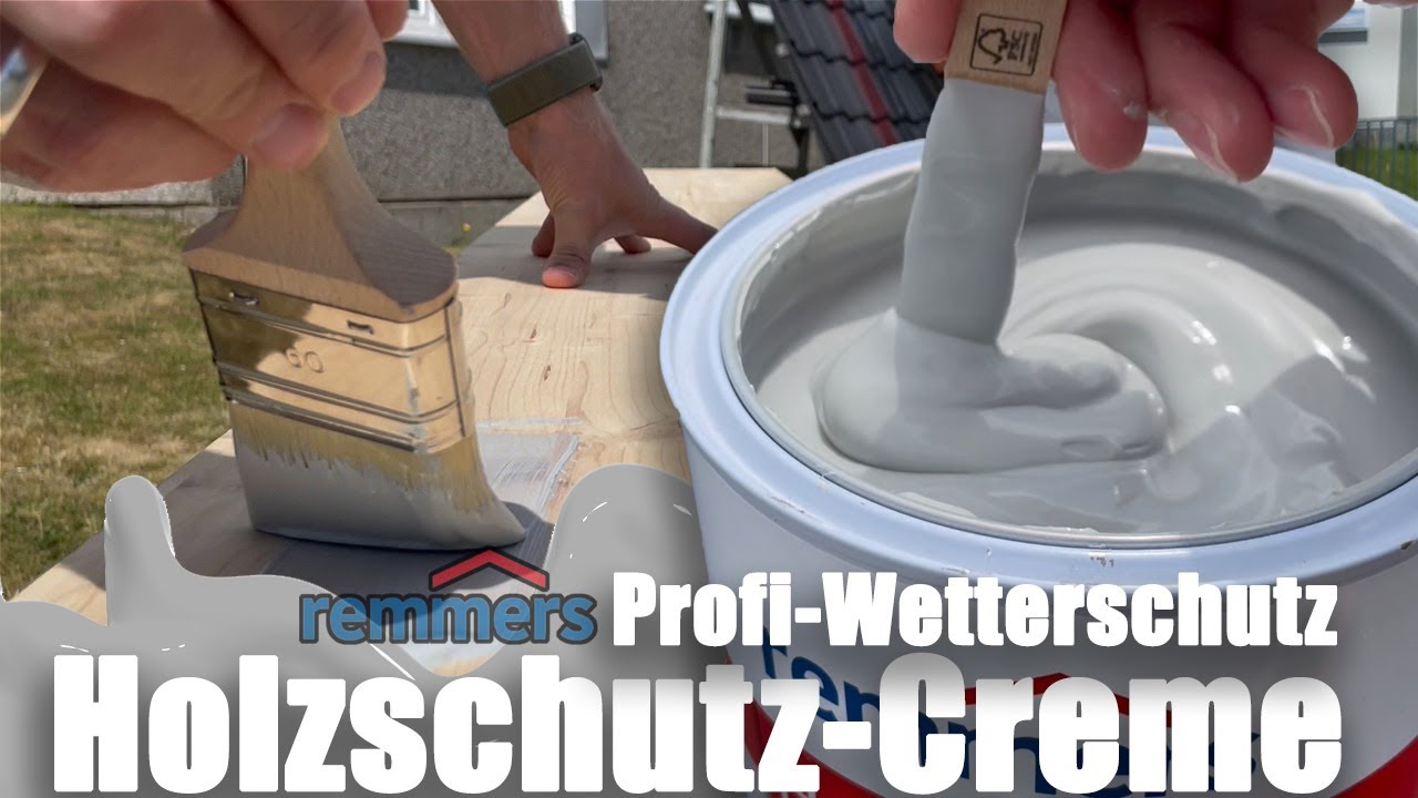 Remmers | Test Wetterschutz-Creme | Die etwas andere Lasur