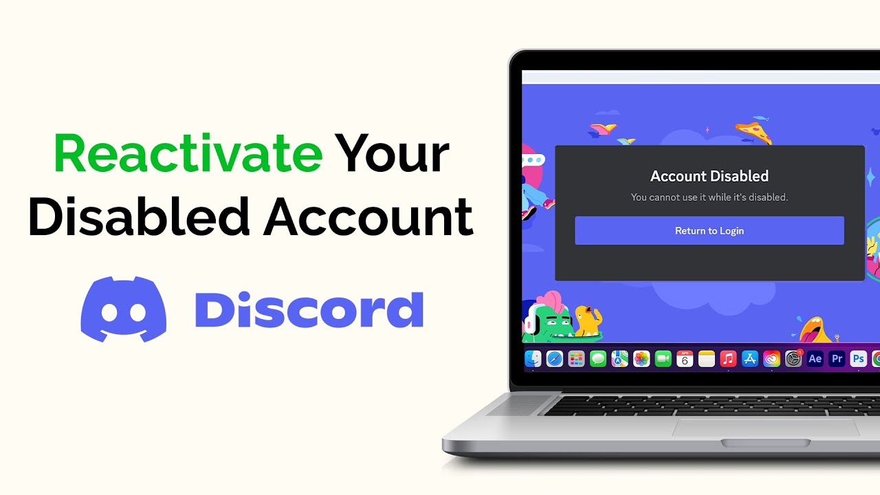 Как повторно активировать отключенную учетную запись Discord?
