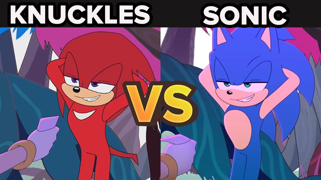 Zero Two Dodging Meme | KNUCKLES VS SONIC