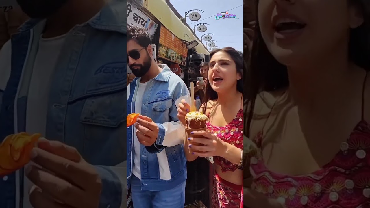 Watch: Vicky, Sara Enjoy Kulhad Pizza And Potato Twister In Indore | 