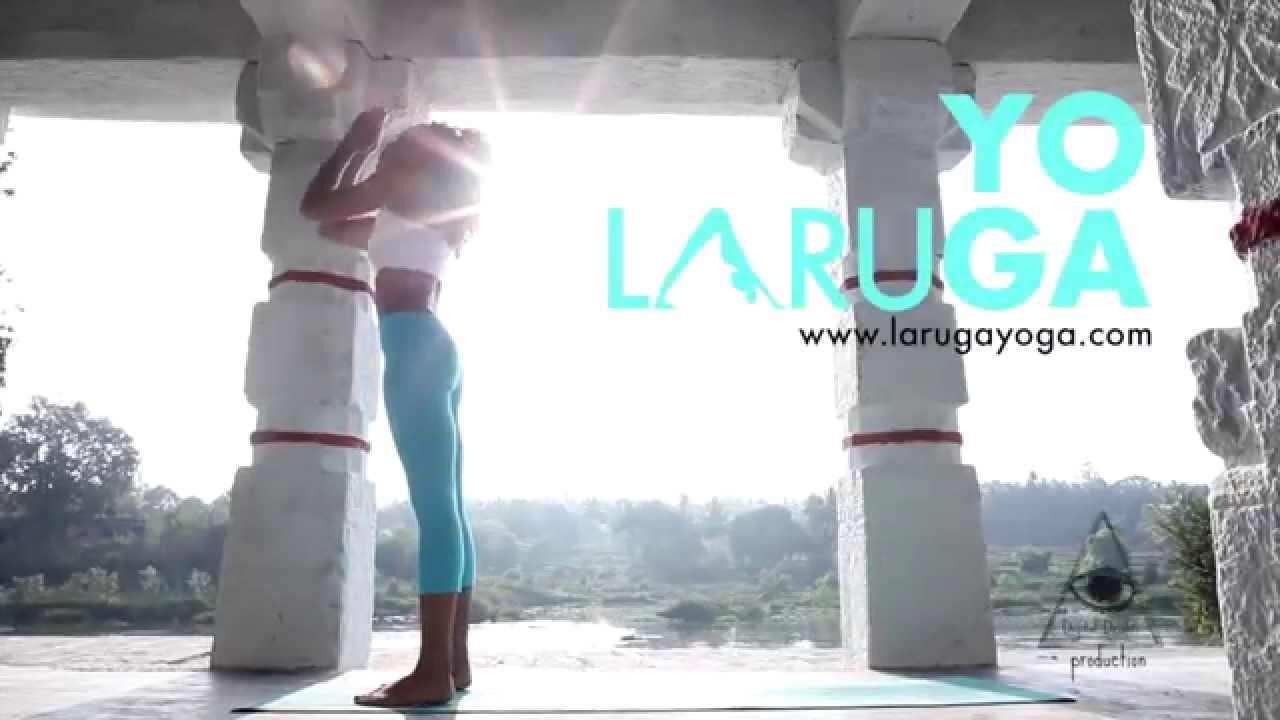 Laruga Glaser. Ashtanga Yoga Demo in Mysore (part 2)