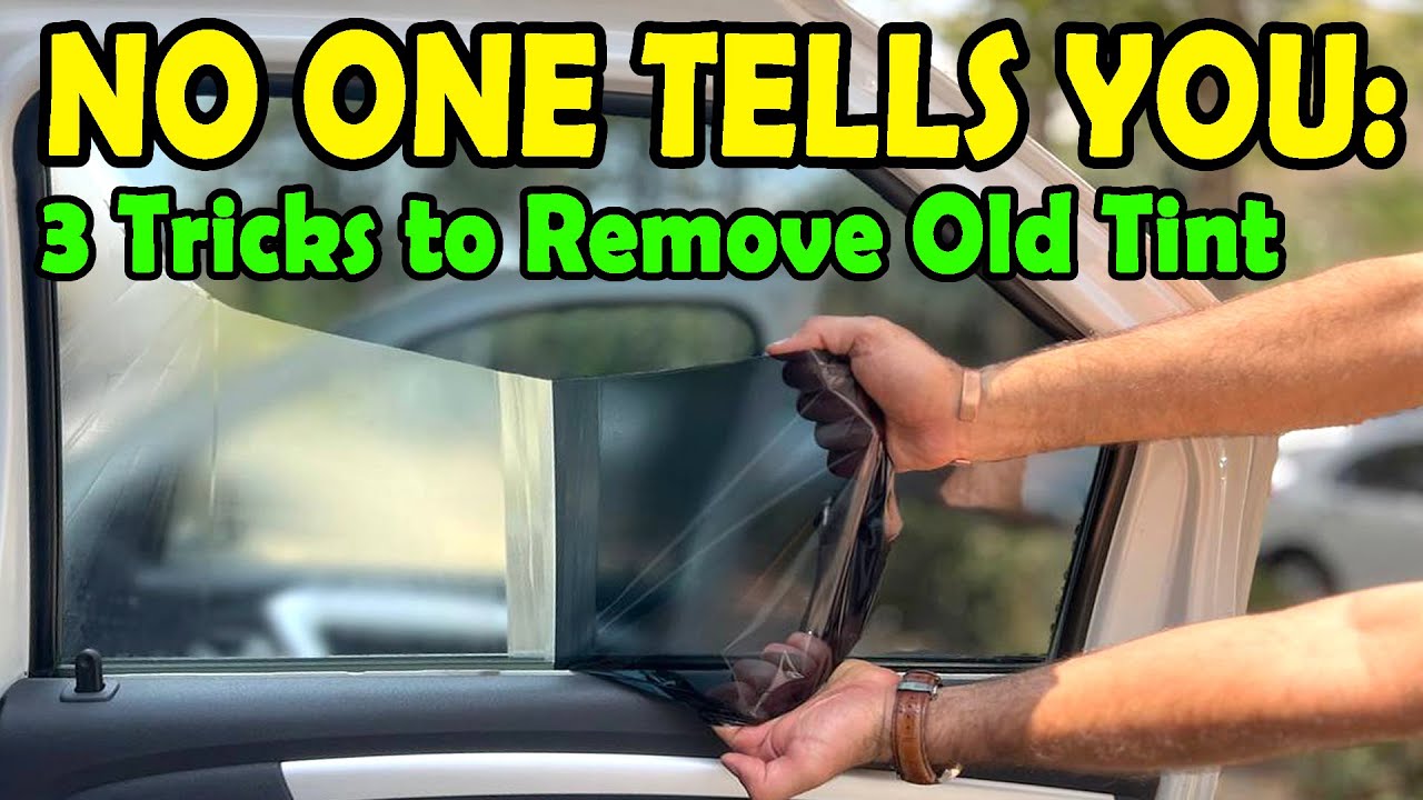 Out of love, hit subscribe.3 Tricks That Actually Work - The Best Way to Remove Old Tint