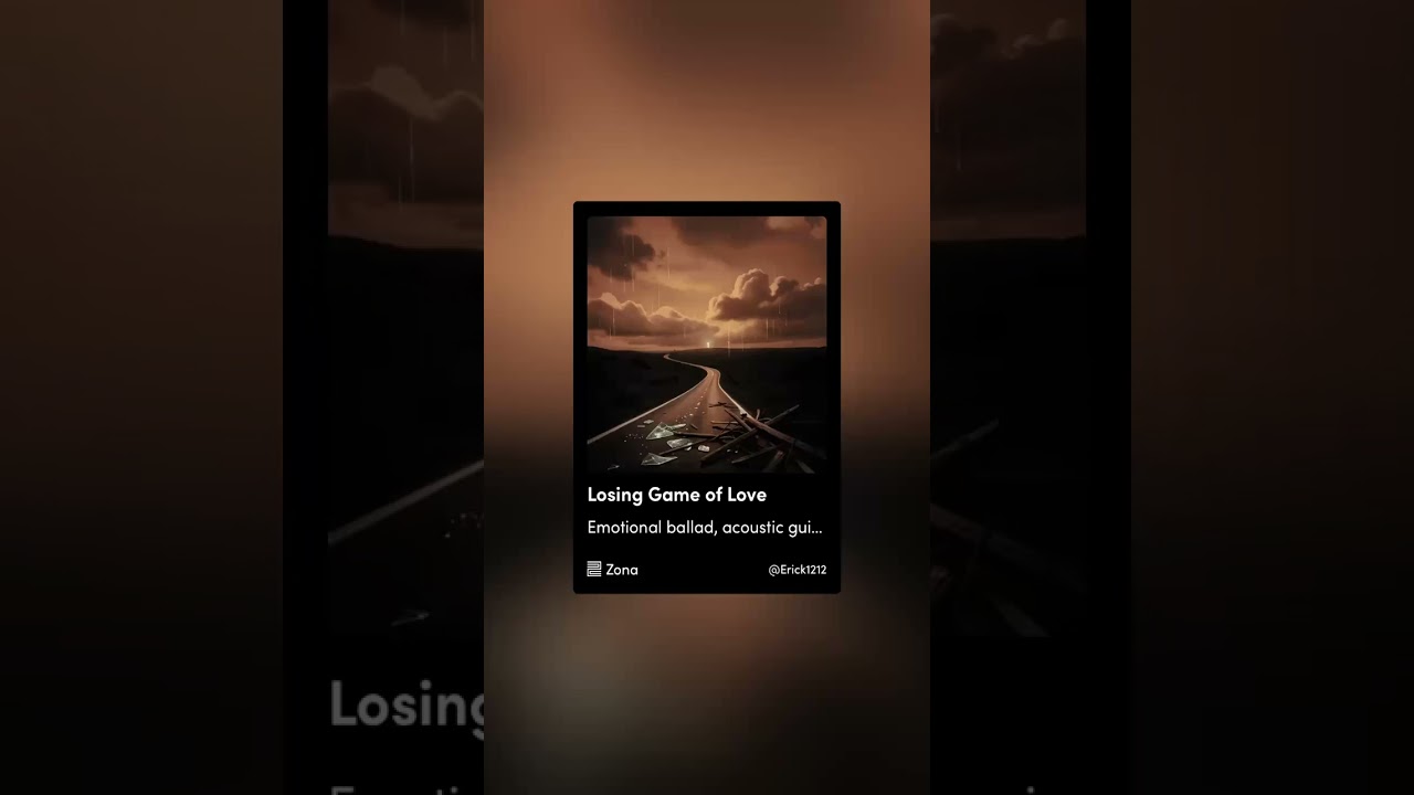 Losing game of love ( 2 version ai music 🎶)