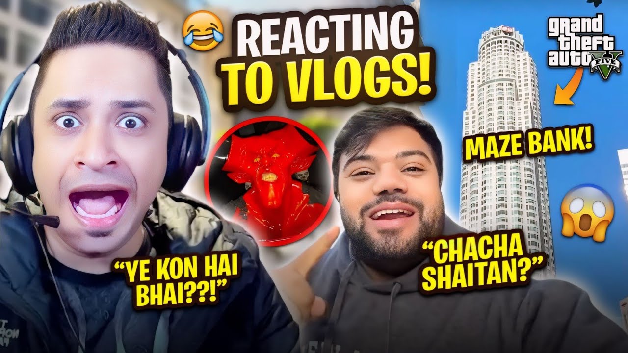 VLOG REACTIONS #13 😝 DUCKY BHAI USA VLOG FUNNY REACTION 😂 MRJAYPLAYS