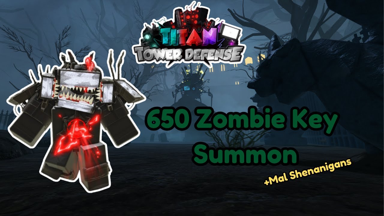 Does Malachite Increase Luck? (650 Zombie Key Summon) Titan Tower Defense!