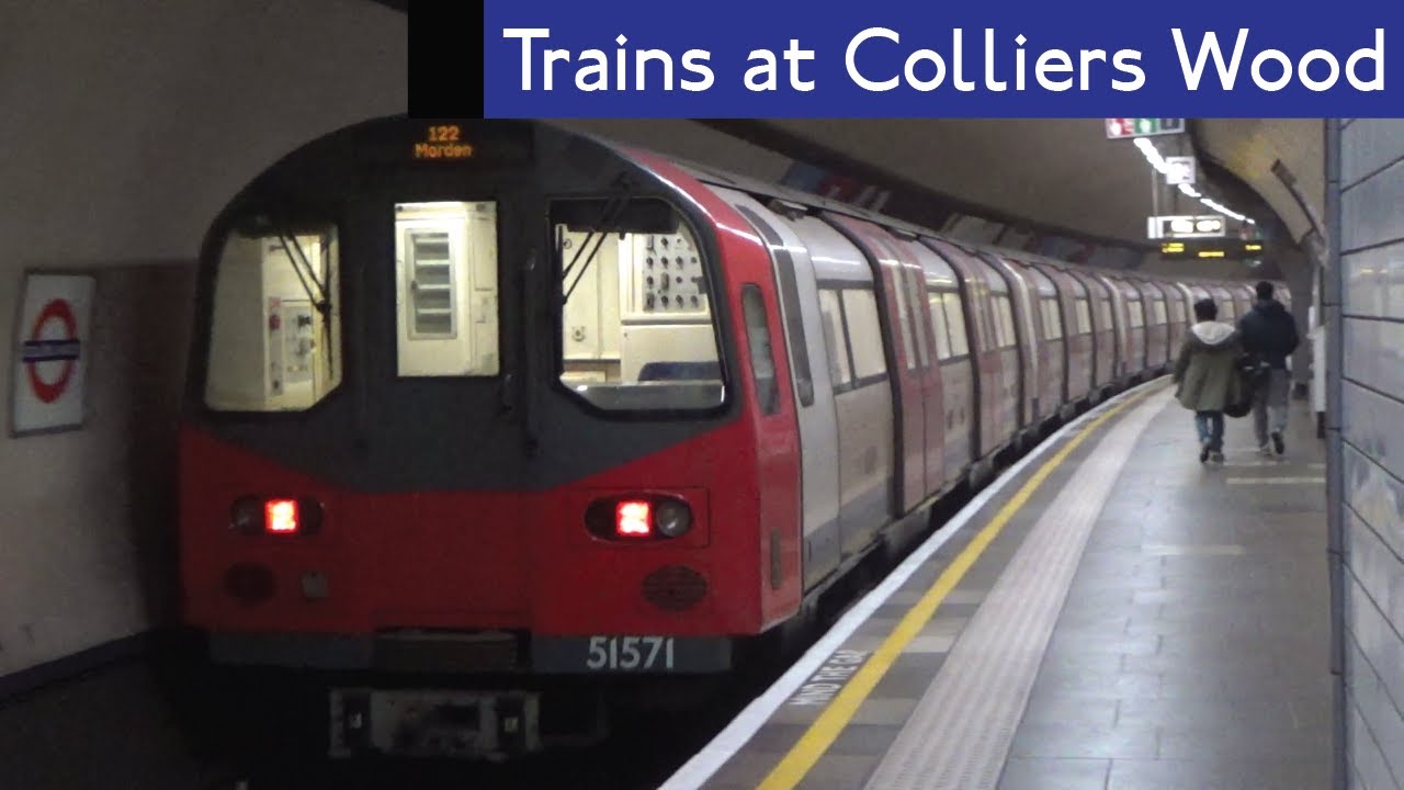 London Underground Northern Line Trains At Colliers Wood