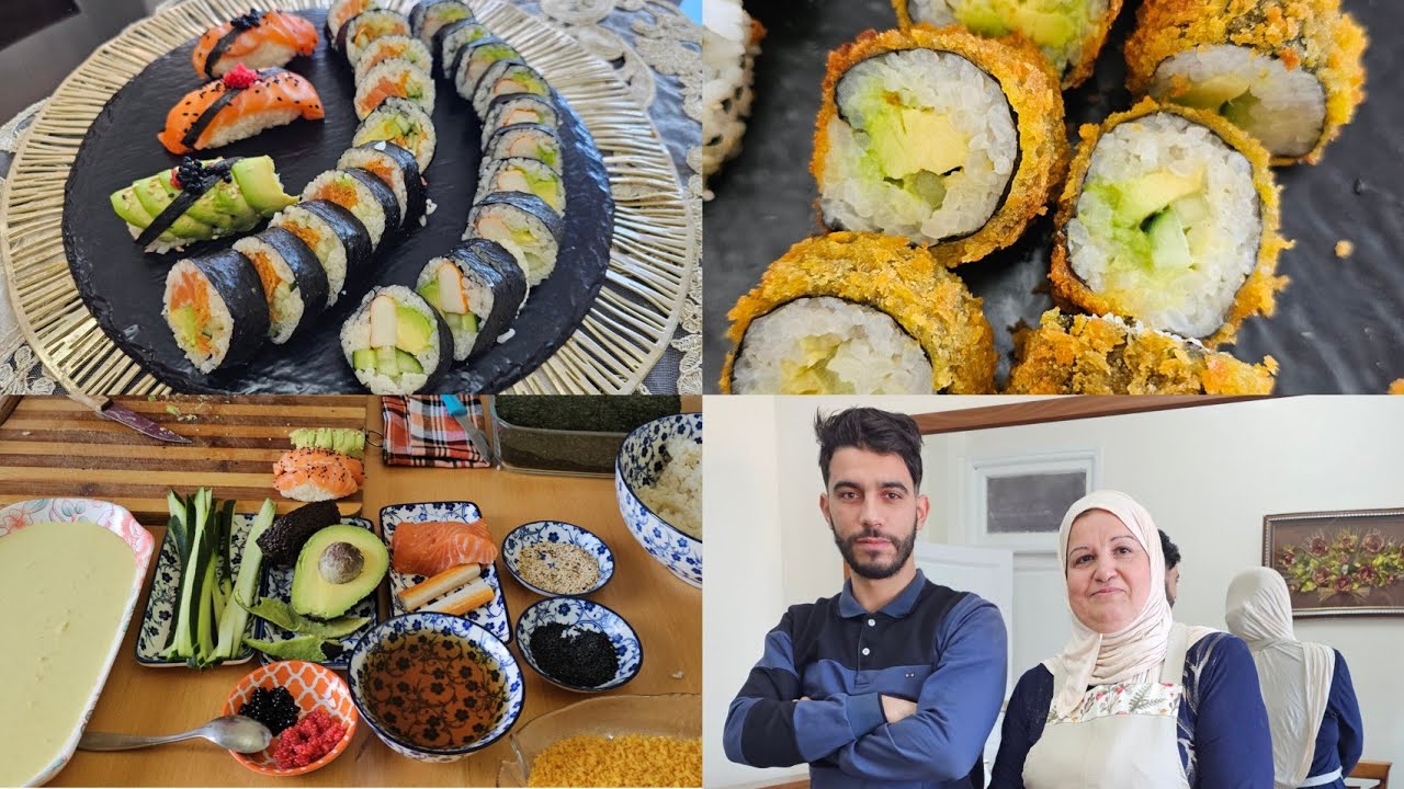 دورة مجانية  😍😍 سوشي بطريقة احترافية مع كل اسرار نجاح الروز شكرا الشاف سليم 😍🥰 دعم الشبيبة 