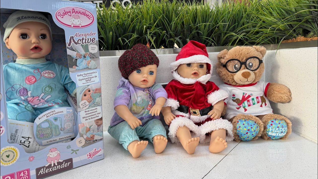 UNBOXING our NEW BABY ANNABELL ACTIVE  Alexander on location.