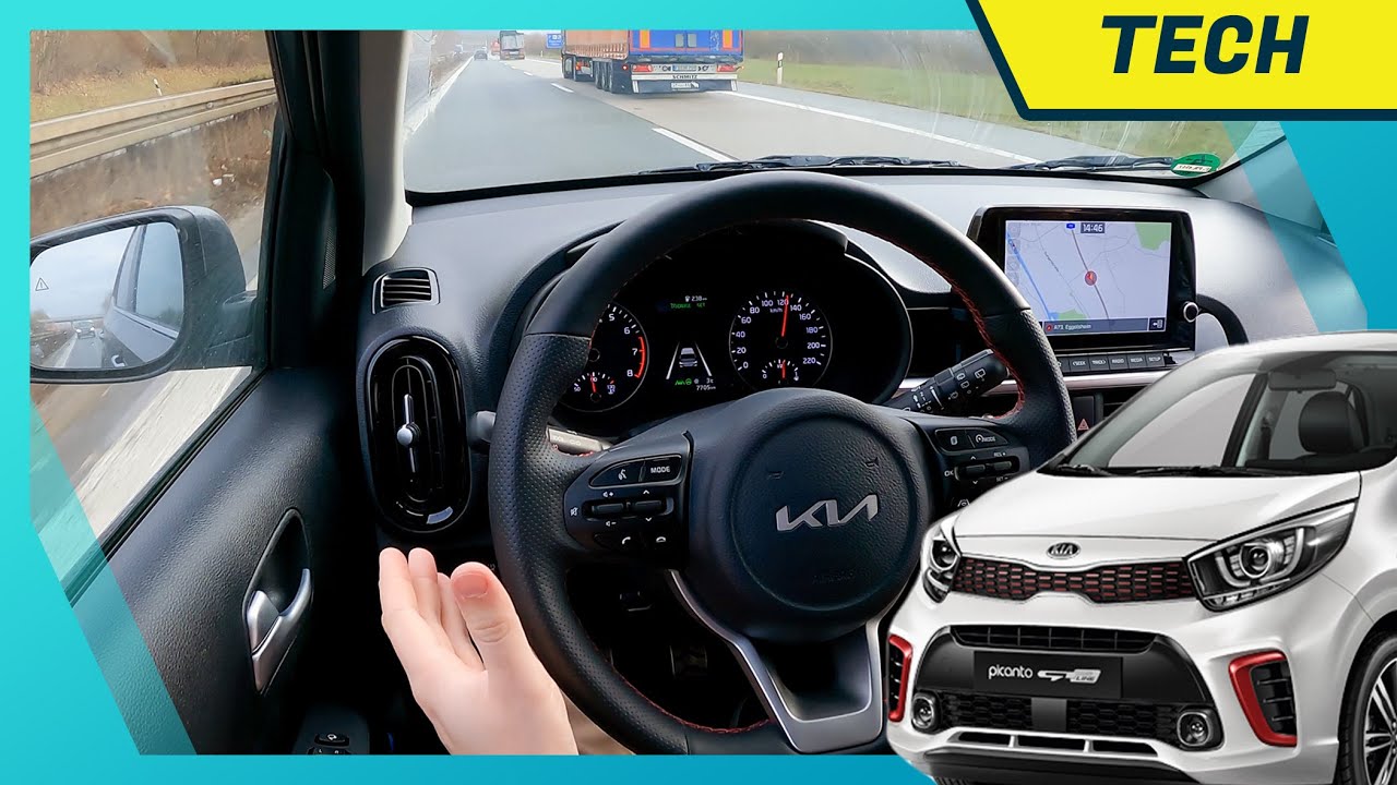 Kia Picanto 2023: Viele Assistenzsysteme in Serie | Aktives Lenken, RCTA & Details im Test