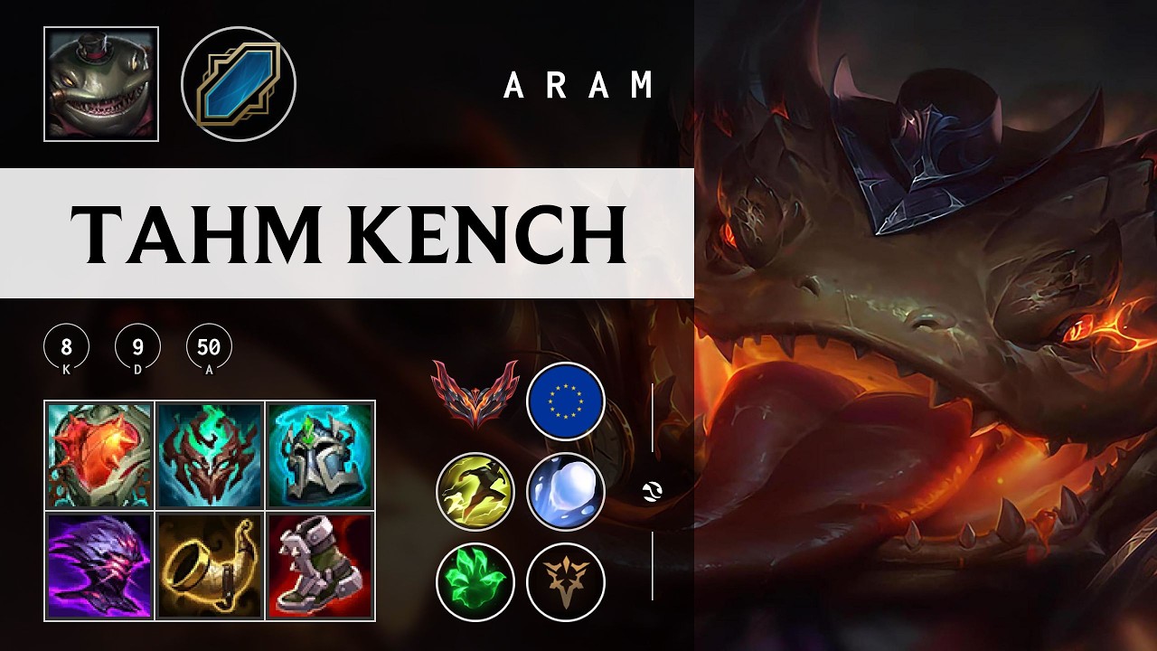Tahm Kench ARAM - EUW Grandmaster Patch 26.03