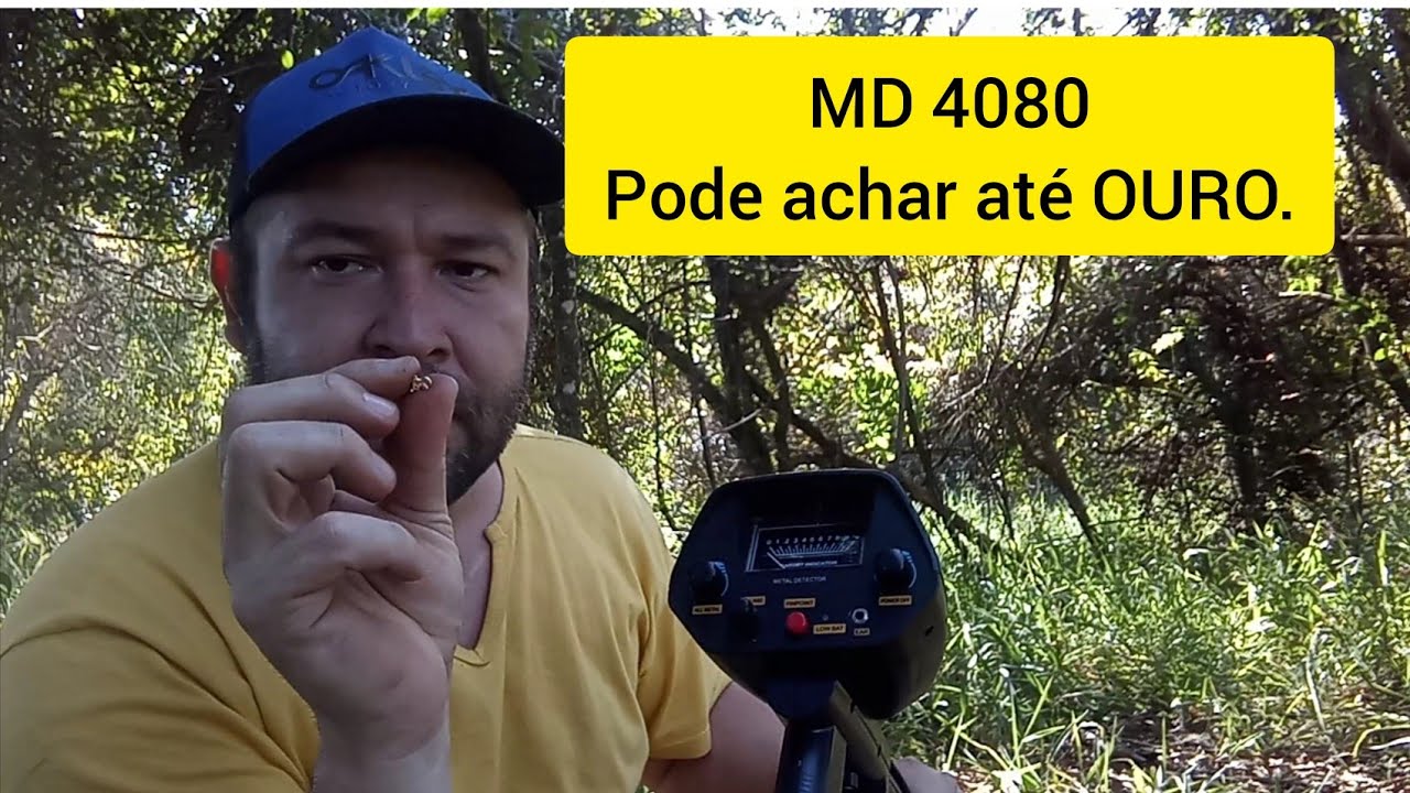 MD 4080, detectando OURO.