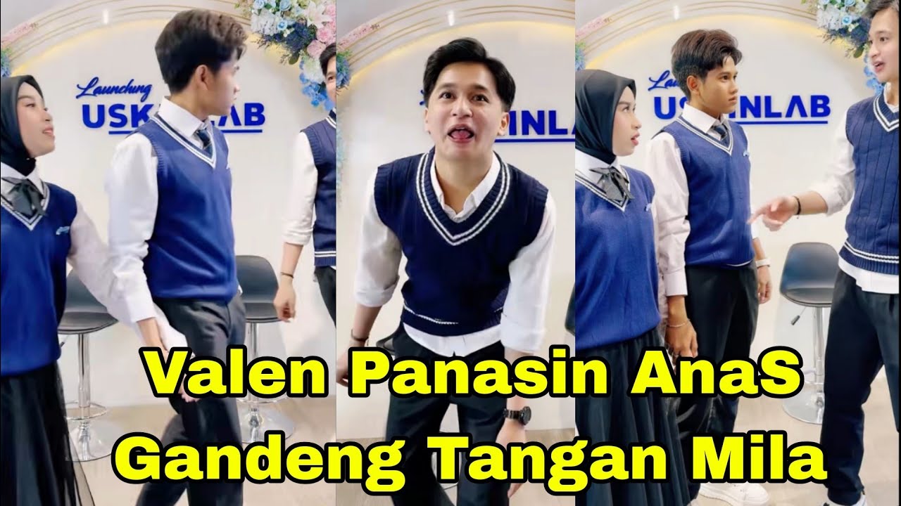 LIVE LAGI VALEN GANDENG TANGAN MILA PANAS IN ANAS 