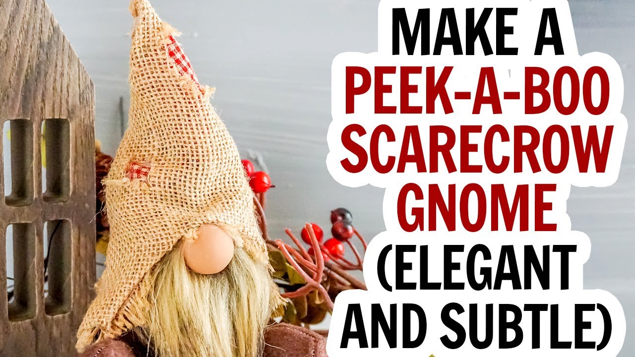 Scarecrow Gnome /New Gnome Shoes / DIY Gnome Pattern / No Sew Gnome Pattern / Sewing Icelandic Lovey