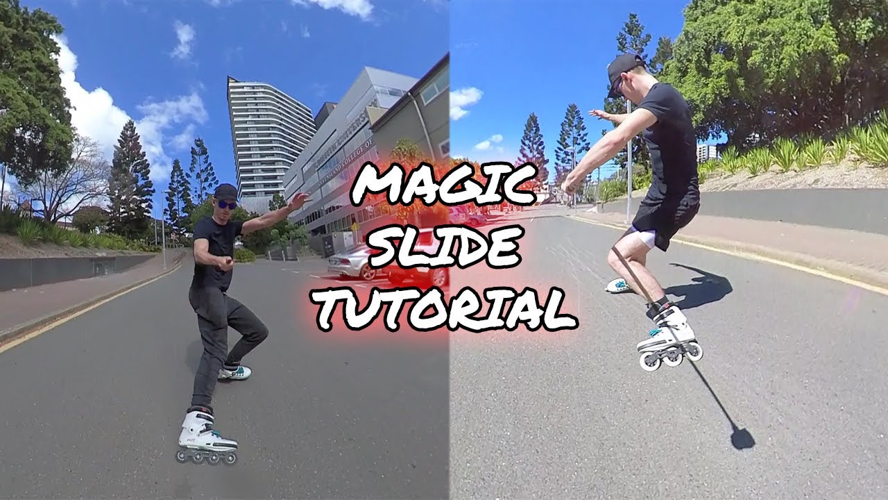Magic Slide Tutorial - Rollerblading/Inline Skating (Intermediate/Advanced Level Slide)