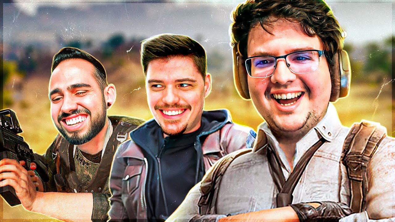 JUNTEI ESSE TRIO INSANO PRA ACABAR COM OS GRINGOS NO PUBG