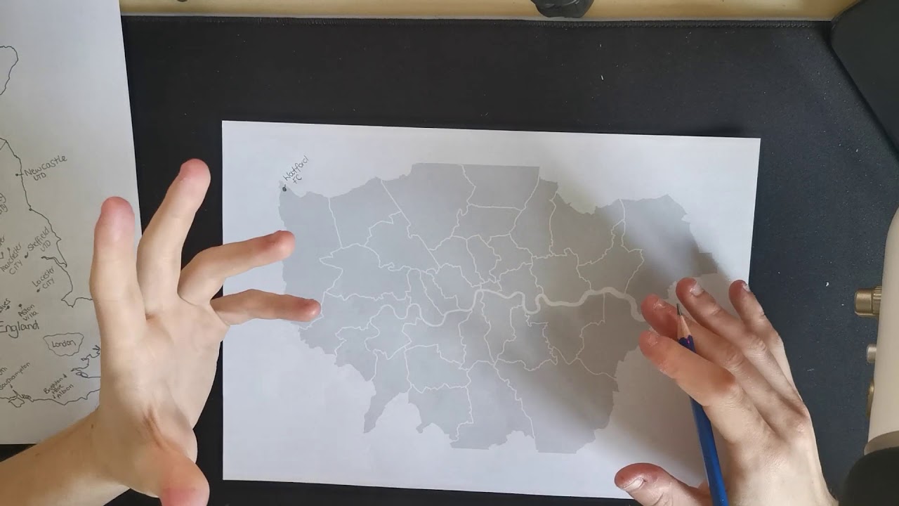 ASMR - Map of Premier League Stadiums (Soft-Spoken)