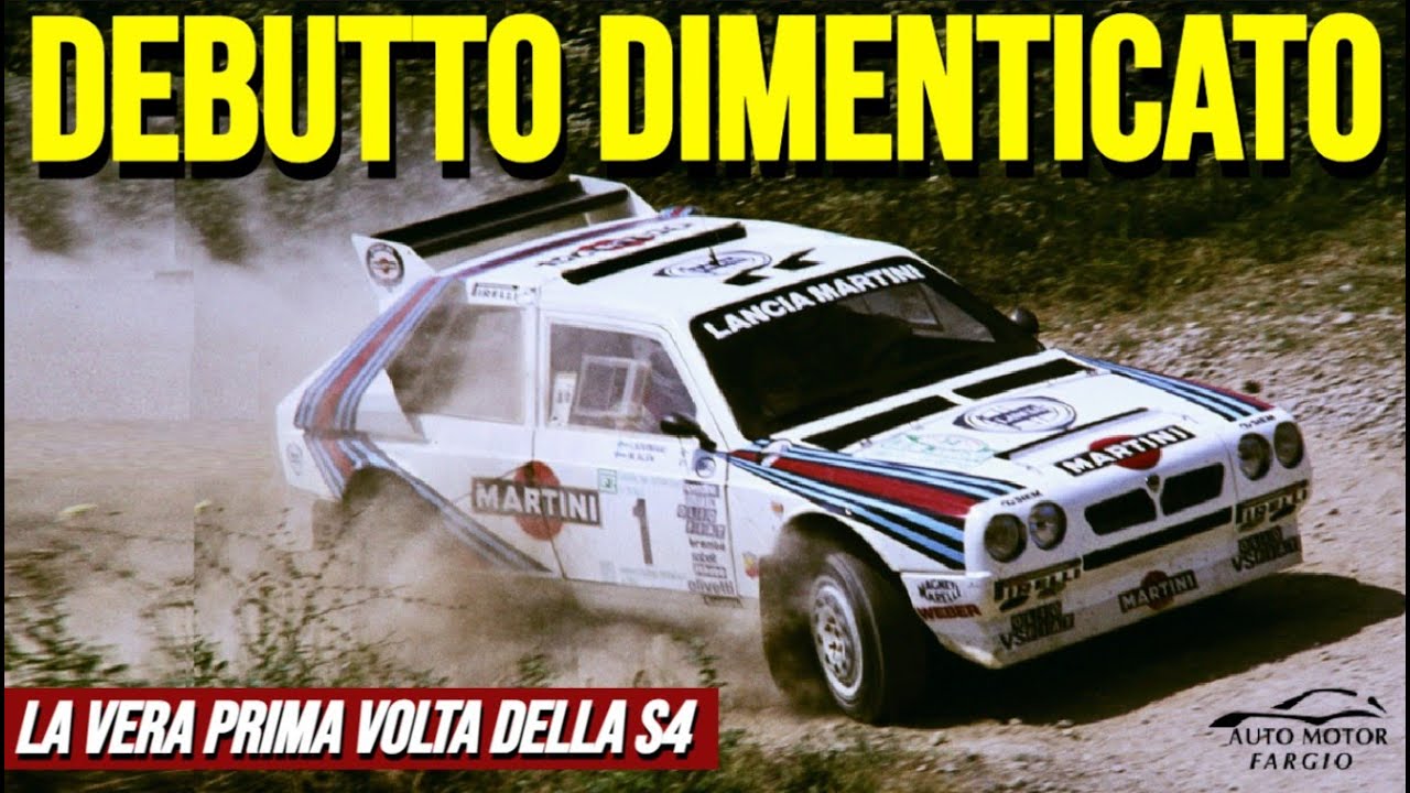 Le 4 gare dimenticate della LANCIA DELTA S4 prima della leggenda