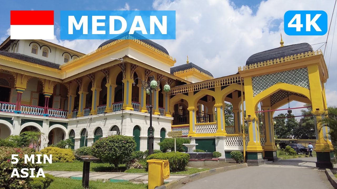 🇮🇩 Indonesia - Medan: 5 Minutes Walking Tour - 4K