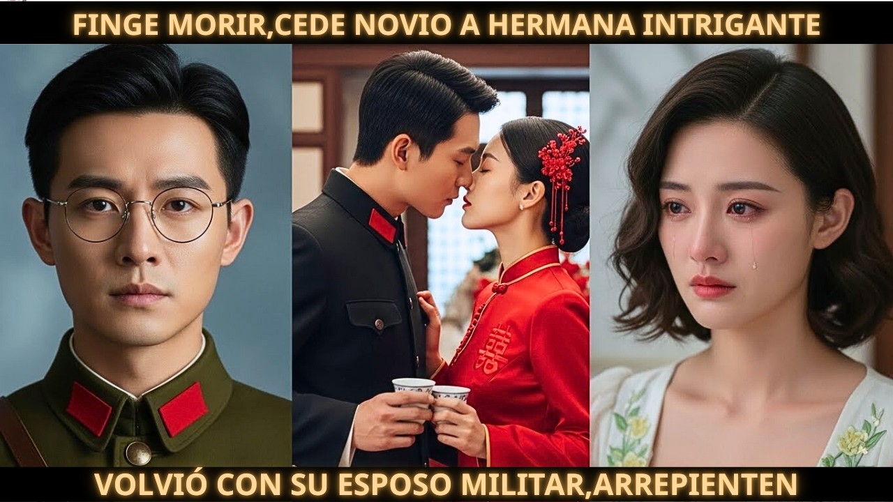 Renace en 1970 Finge morir,cede novio a hermana intrigante. Volvió con su esposo militar,arrepienten