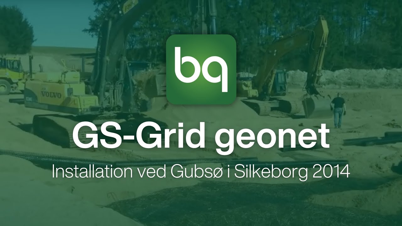 Installation af GS-Grid geonet ved Gubsø i Silkeborg 2014