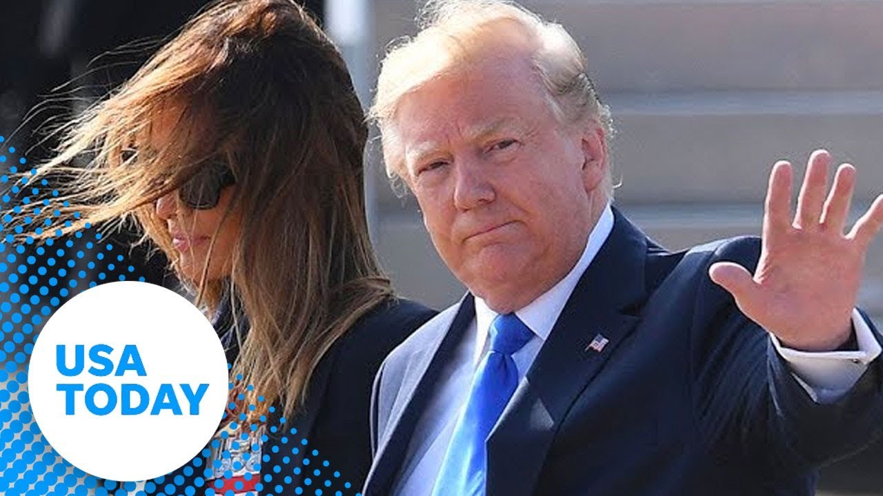 President Donald Trump concludes trip with D-Day commemoration ceremony | USA TODAY