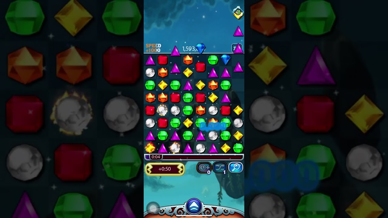 Bejeweled Classic - Lightning High Score 4,697,650 points