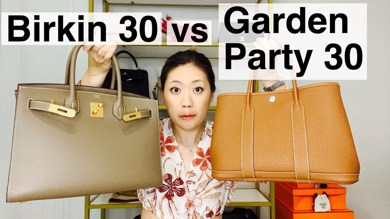 Hermes Garden Party 30 vs Birkin 30 vs Garden Party 36 | leather, wear & tear | luxuryinModeration