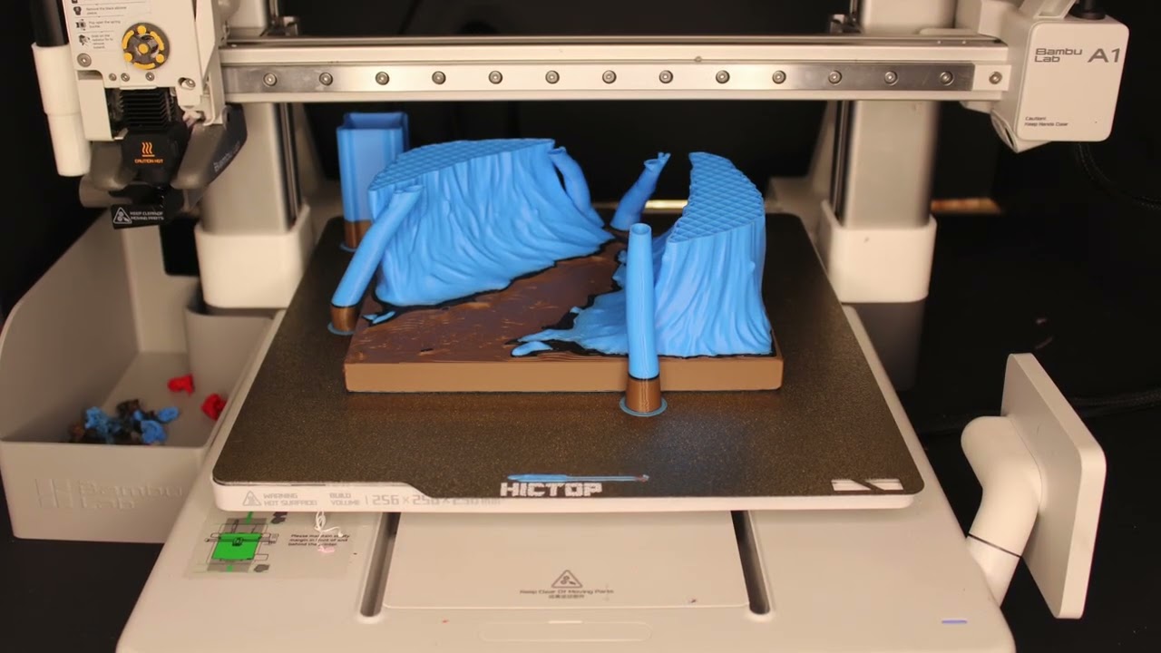 Parting of the Red Sea - 3D Printed Time-Lapse