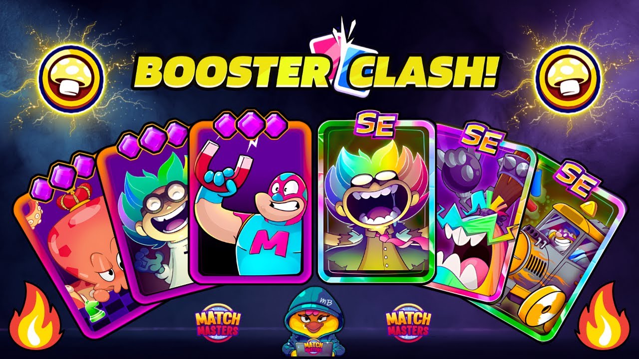 HOW TO WIN BOOSTERS on BOOSTER CLASH🔥 x6 BEST on COLOR CRUSH MUSHROOMS #matchmasters