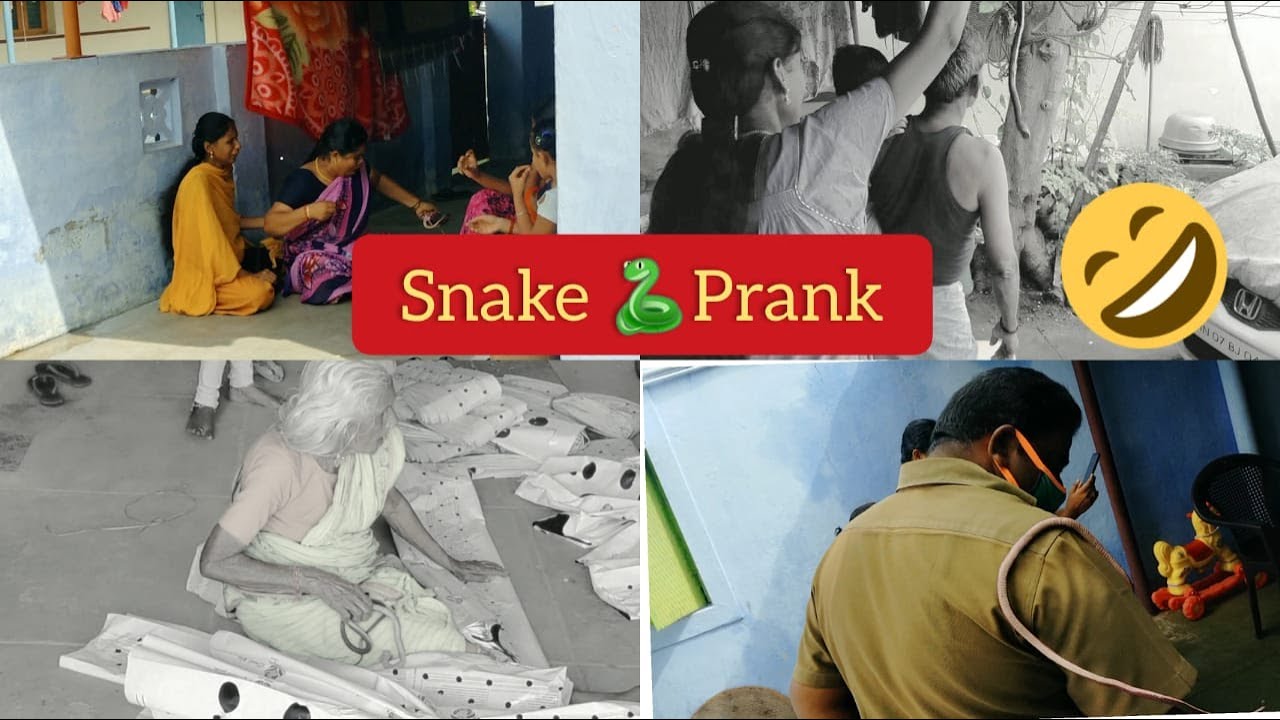 SNAKE PRANK IN TAMIL / FUN PRANK / SATHIS DHANA