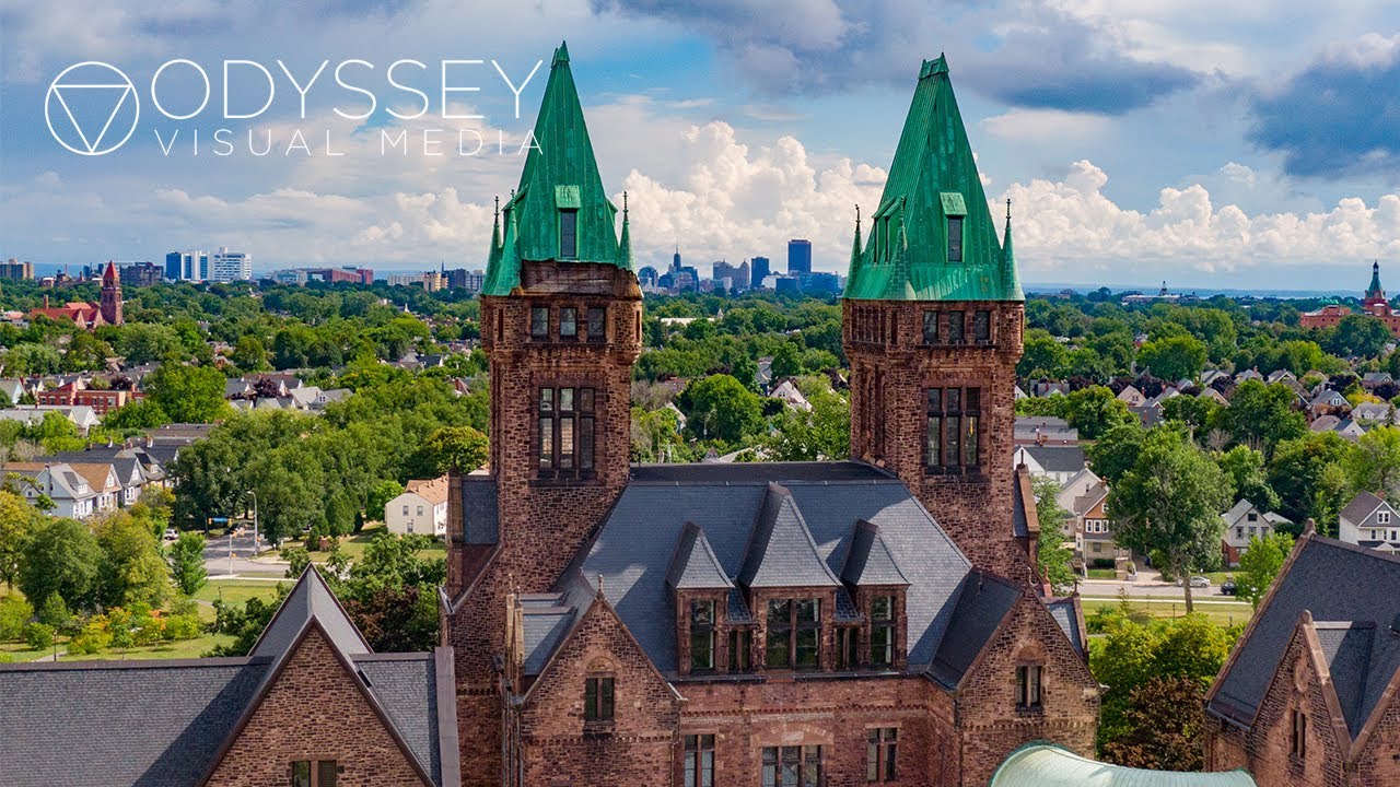 Richardson Olmsted Campus | Buffalo, New York | Incredible Aerial Drone Travel City Adventure
