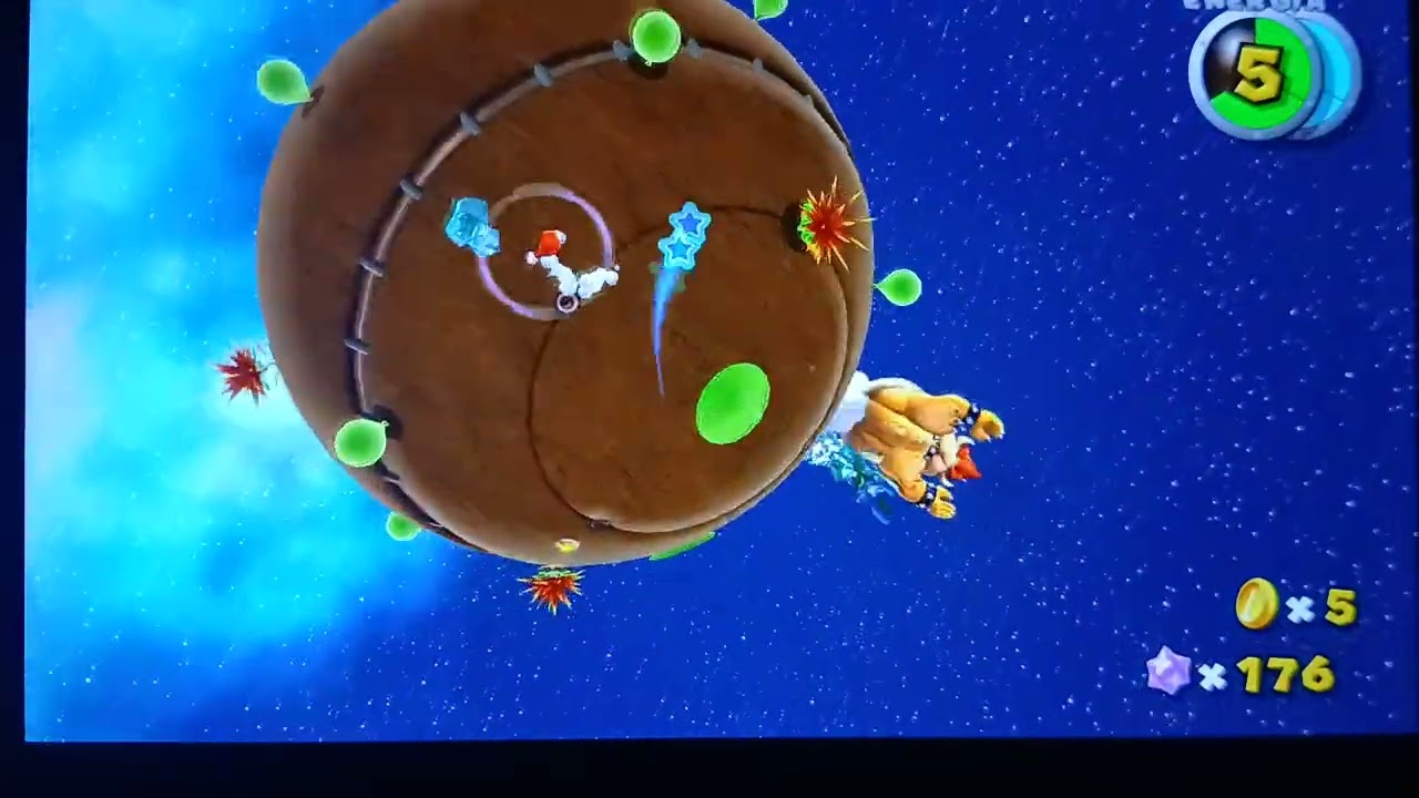 Jugando al Súper Mario Galaxy 1 Gameplay Final Mario VS BOWSER