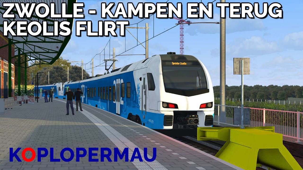 Train Simulator 2022: Zwolle - Kampen met de Keolis FLIRT!