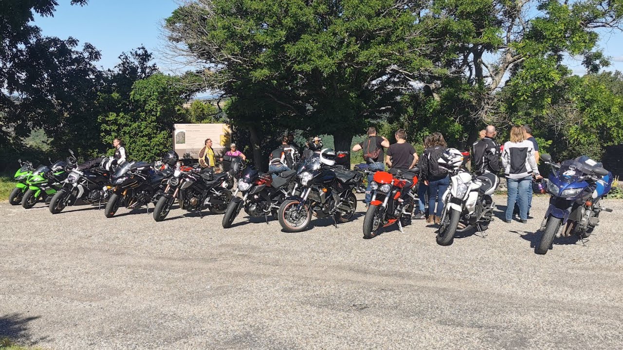 MA 1er BALADE (EN GROUPE) MOTO AMIS MOTARDS !