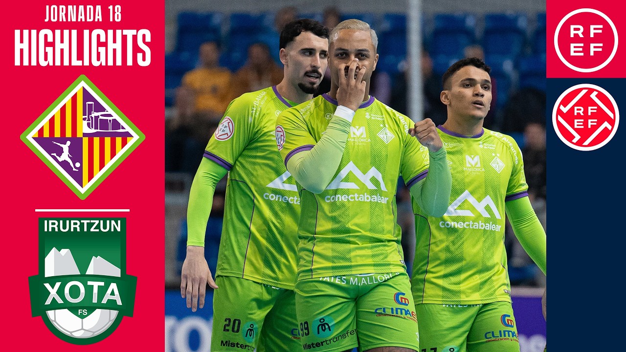 Resumen #PrimeraDivisiónFS | Illes Balears Palma Futsal 4-2 CA Osasuna Magna | Jornada 18