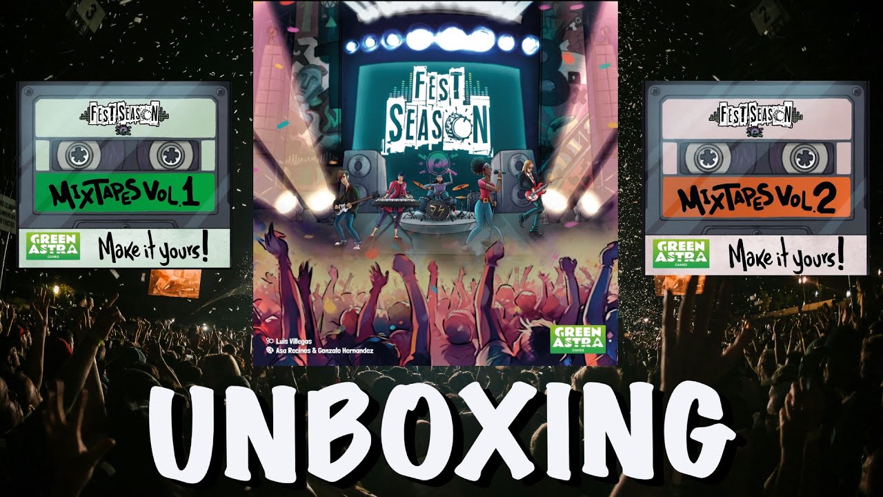 Fest Season w/ Mixtapes Vol. 1&2 Expansions - UNBOXING