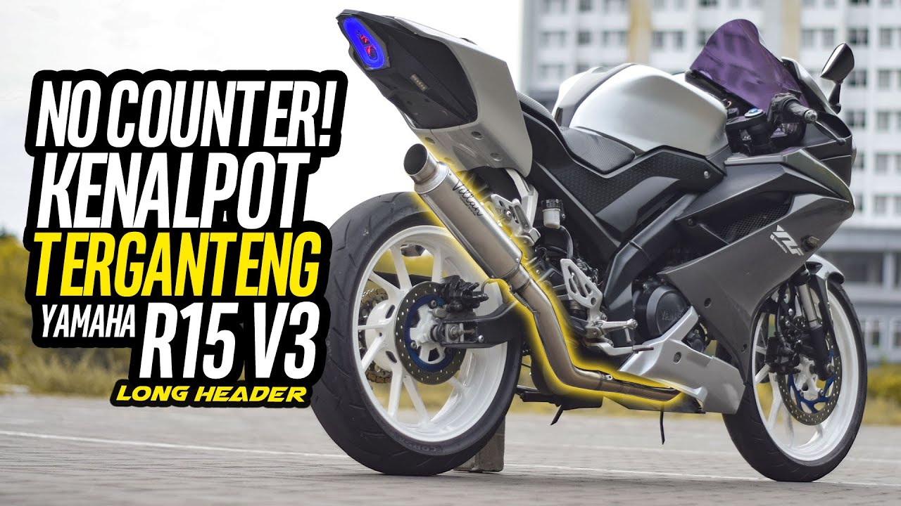 KENALPOT R15 V3 R15 V4 TERGANTENG VILLAN RUNER 1 LONG HEADER