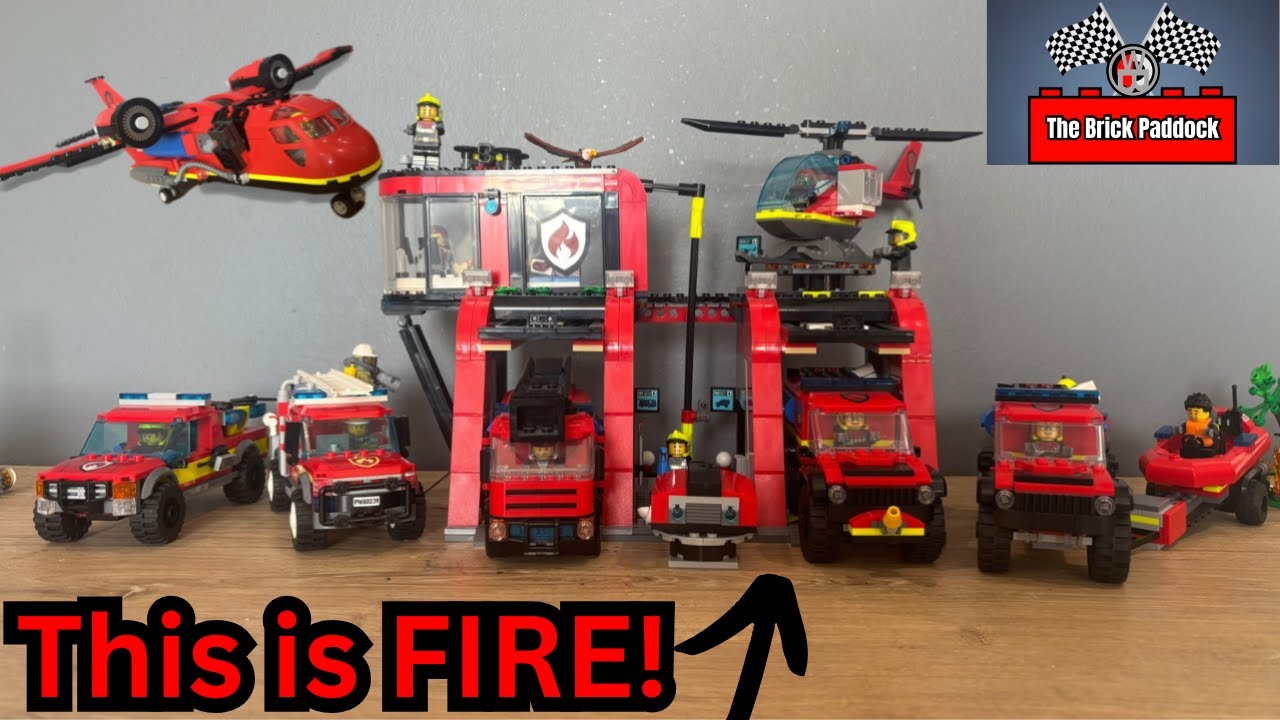 «Кирпичная площадка»: демонстрация пожарной части LEGO City!