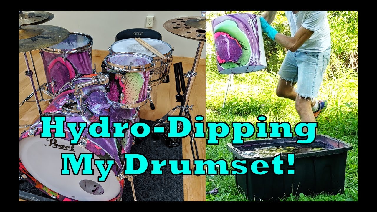 Hydro Dipping / Water Dipping Acoustic Drumset