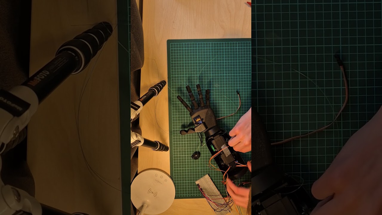 This is how i built my first robotic arm #robotics #coding #engineering