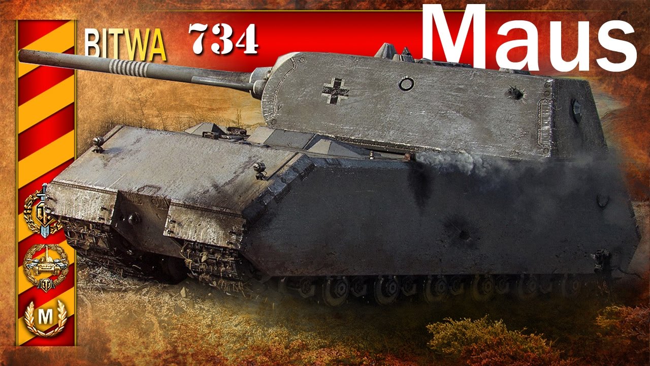 Maus 10 000 dmg + 12 000 odbitych - BITWA - World of Tanks