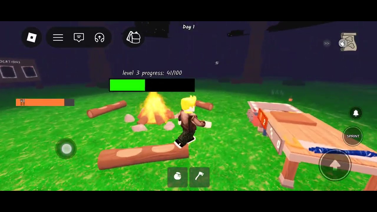 Playing Roblox Part 6 (99 Nights)