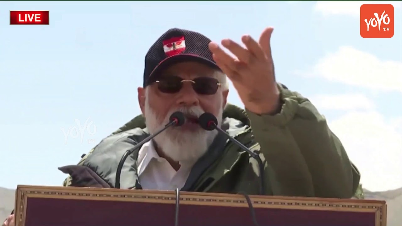 PM Modi's Fantastic Speech On Indian Army at Ladakh || YOYO TV Kannada