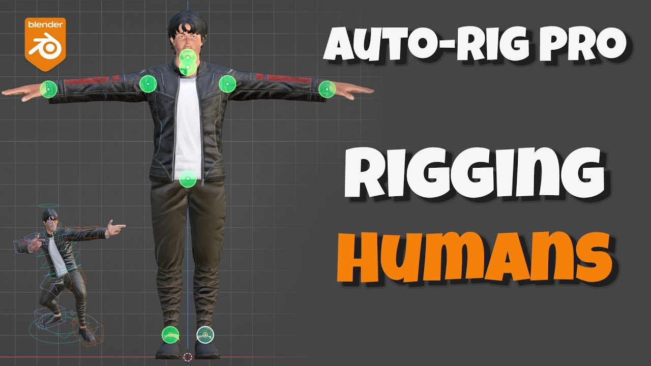 Учебное пособие Auto-Rig Pro: оснастка людей