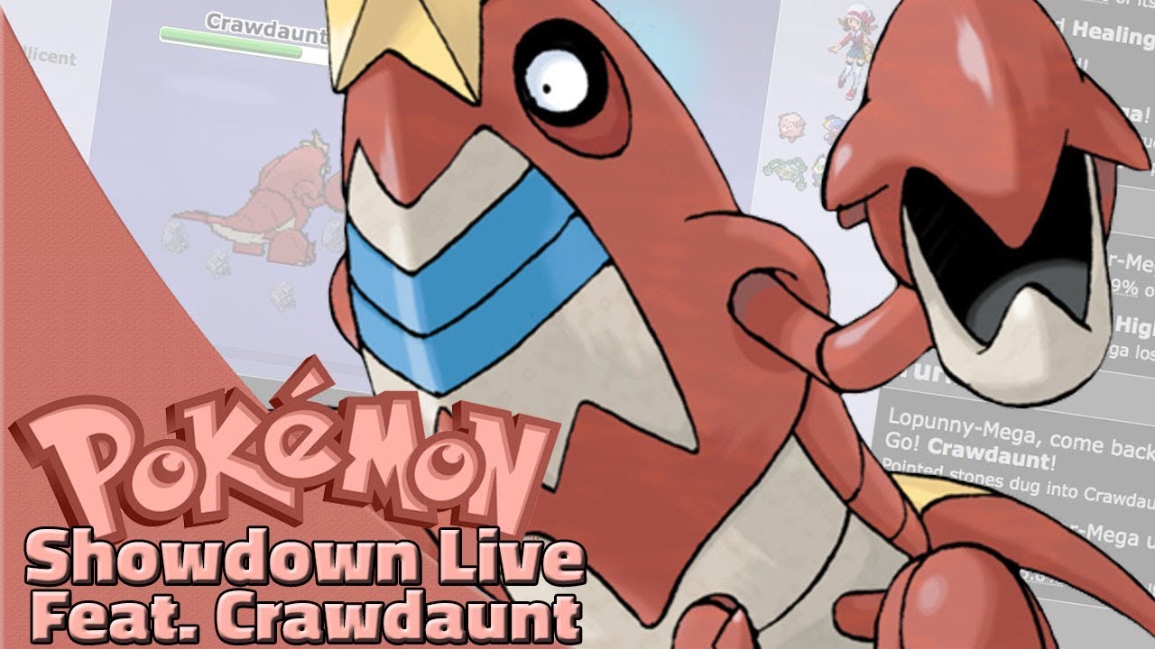 Choice Band Crawdaunt! Pokemon Sun and Moon OU Showdown Live W/OPJellicent (Smogon OU Team)