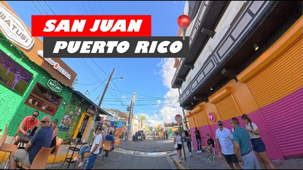 🚙  DRIVING AROUND CONDADO & SANTURCE, PUERTO RICO 🌴🎶🌆