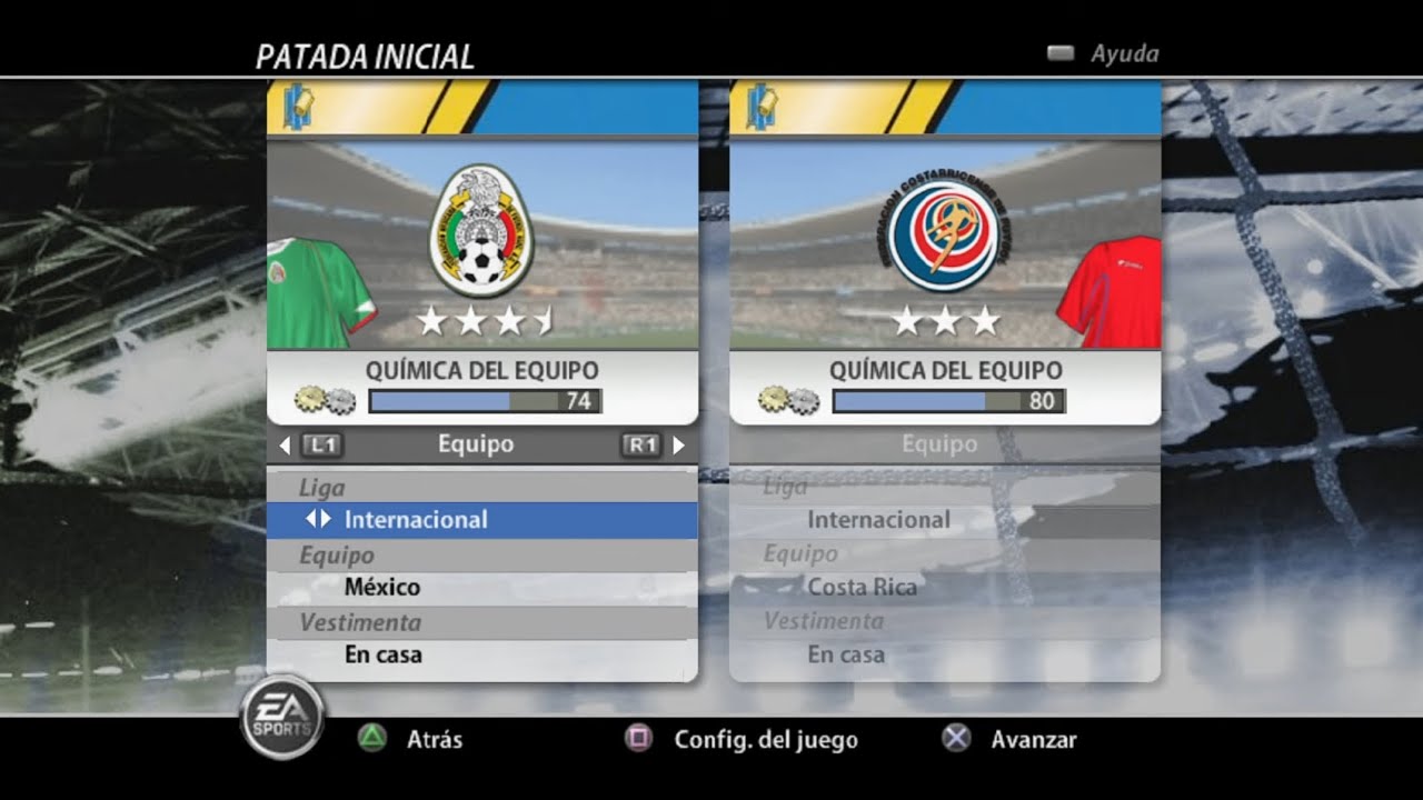FIFA 06 (PS2) Gameplay | Mexico vs Costa Rica
